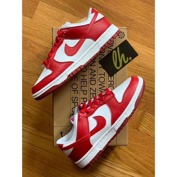 Size 6.5 W Nike Dunk Low Next Nature "Gym Red" DN1431-101 - Picture 6 of 6